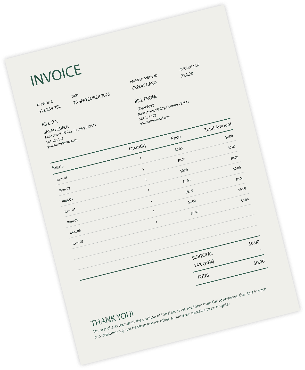 invoice
